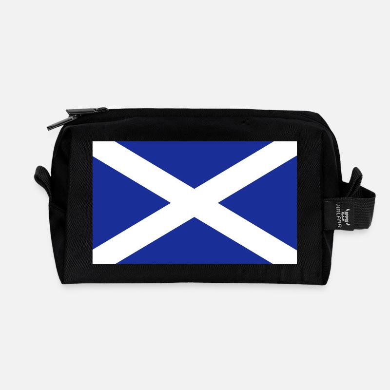 Schottland-Flagge - Recycelte Kulturtasche - Schwarz