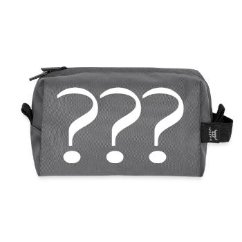 Das Unbekannte - Recycelte Kulturtasche - Anthrazit - Vorne