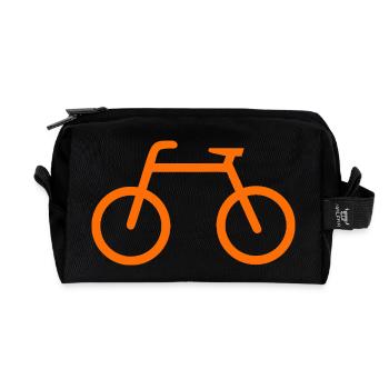 Bicycle - Recycled Toiletry Zip Bag - black - Front