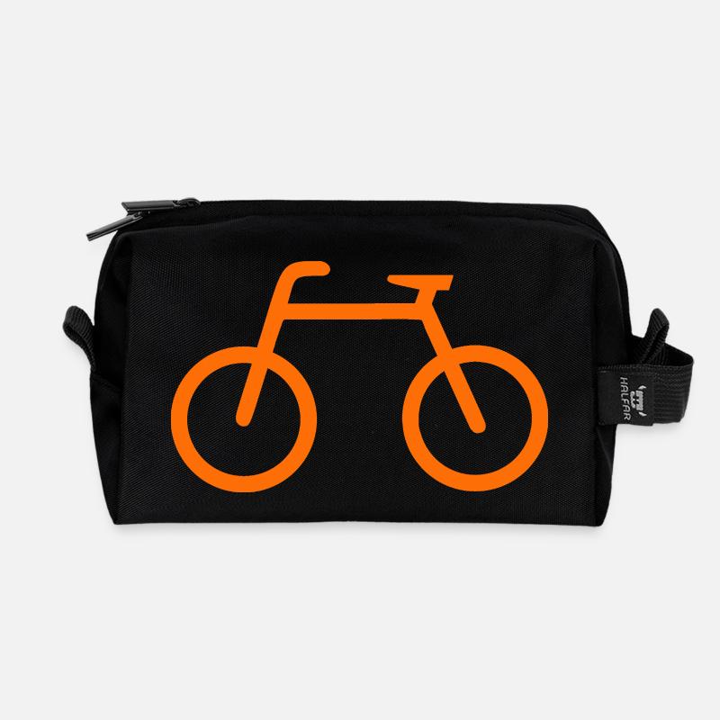 Fahrrad - Recycelte Kulturtasche - Schwarz