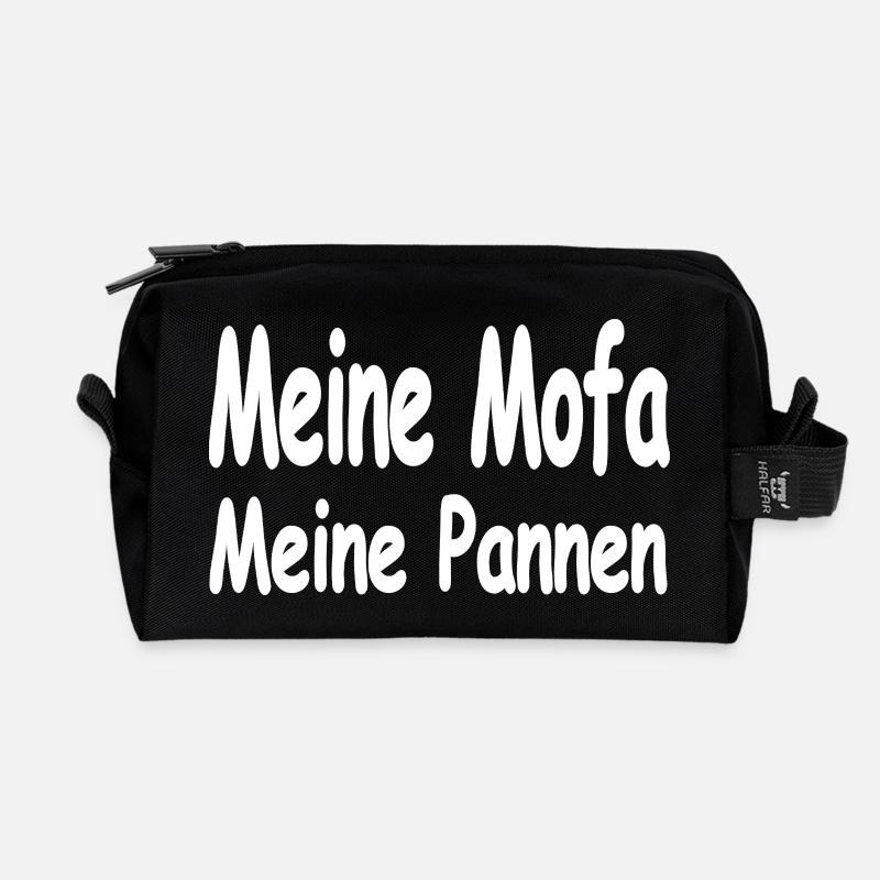 Moped - Recycled Toiletry Zip Bag - black