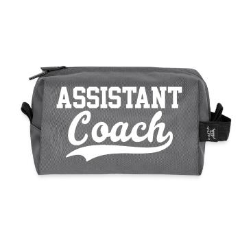 Assistant Coach Sports Team Role - Recycled Toiletry Zip Bag - anthracite - Front
