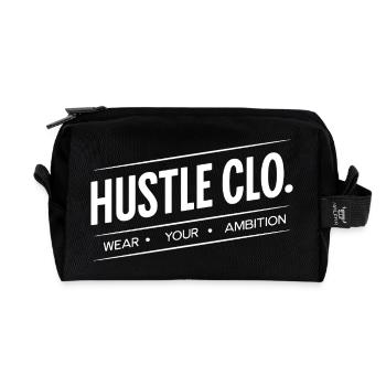 Hustle Clo Ambition Logo - Trousse de toilette en tissu recyclé - noir - Devant