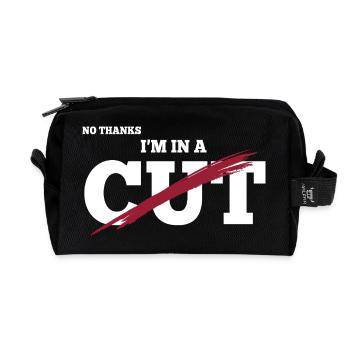 Pruning season with reduced calorie deficit - Recycled Toiletry Zip Bag - black - Front