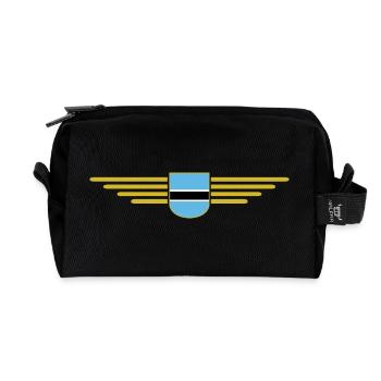 Botswana T-Shirt für Fans - Recycelte Kulturtasche - Schwarz - Vorne
