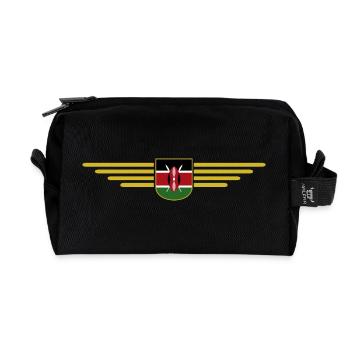 Nairobi Design für Kenia-Liebhaber - Recycelte Kulturtasche - Schwarz - Vorne