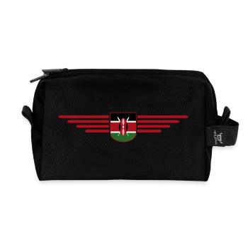 Nairobi Design für Kenia-Liebhaber - Recycelte Kulturtasche - Schwarz - Vorne