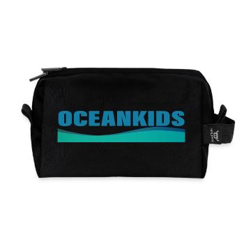 OceanKids - Trousse de toilette en tissu recyclé - noir - Devant