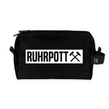 Ruhrpott - Ruhr Pott - Zeche - Zollverein - NRW - Recycelte Kulturtasche - Schwarz - Vorne