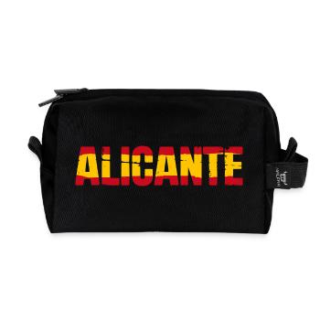 Alicante Flagge Spanien - Recycelte Kulturtasche - Schwarz - Vorne