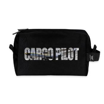 Cargo pilot An-225 - Recycelte Kulturtasche - Schwarz - Vorne