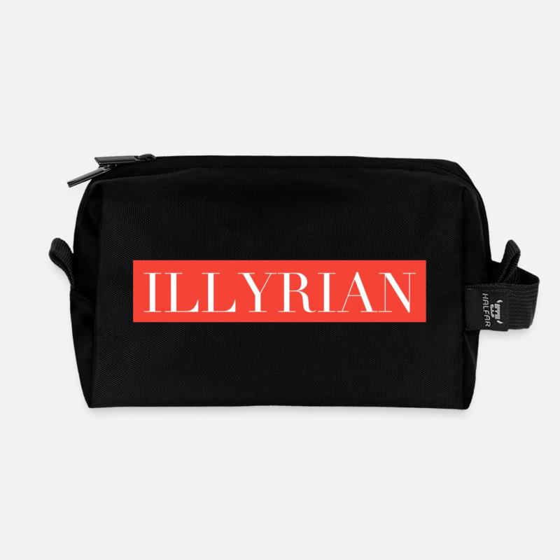 Illyrian - Recycelte Kulturtasche - Schwarz