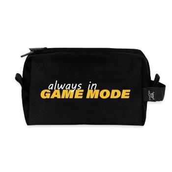 TOUJOURS EN MODE JEU - Trousse de toilette en tissu recyclé - noir - Devant