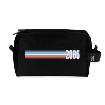 Vintage-Kaffee 20-jährige Zwanziger-Party 2006 - Recycelte Kulturtasche - Schwarz - Vorne
