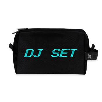 DJ set - Trousse de toilette en tissu recyclé - noir - Devant