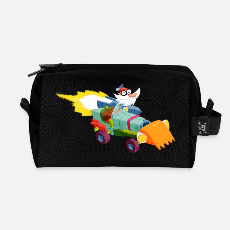 ProfPoff - Recycelte Kulturtasche - Schwarz