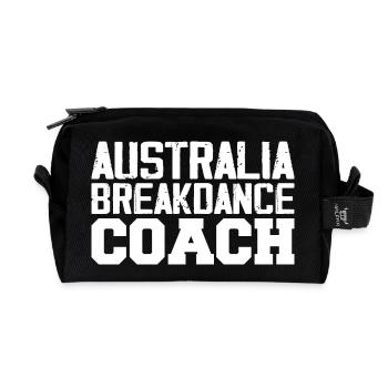 Australia Breakdance Coach - Recycled Toiletry Zip Bag - black - Front