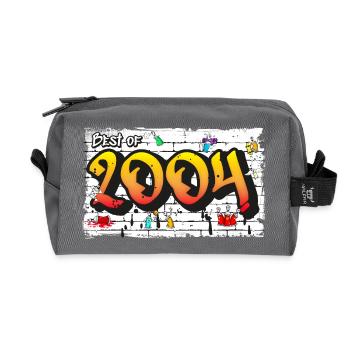 Fresh 2004 Graffiti – 21 Years of Urban Pulse - Recycled Toiletry Zip Bag - anthracite - Front