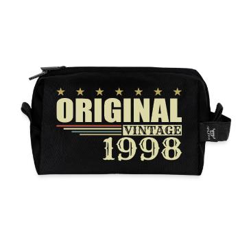 1998 Anniversaire - 1998 - Trousse de toilette en tissu recyclé - noir - Devant