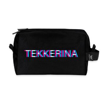 Hardtekk Tekk - Trousse de toilette en tissu recyclé - noir - Devant