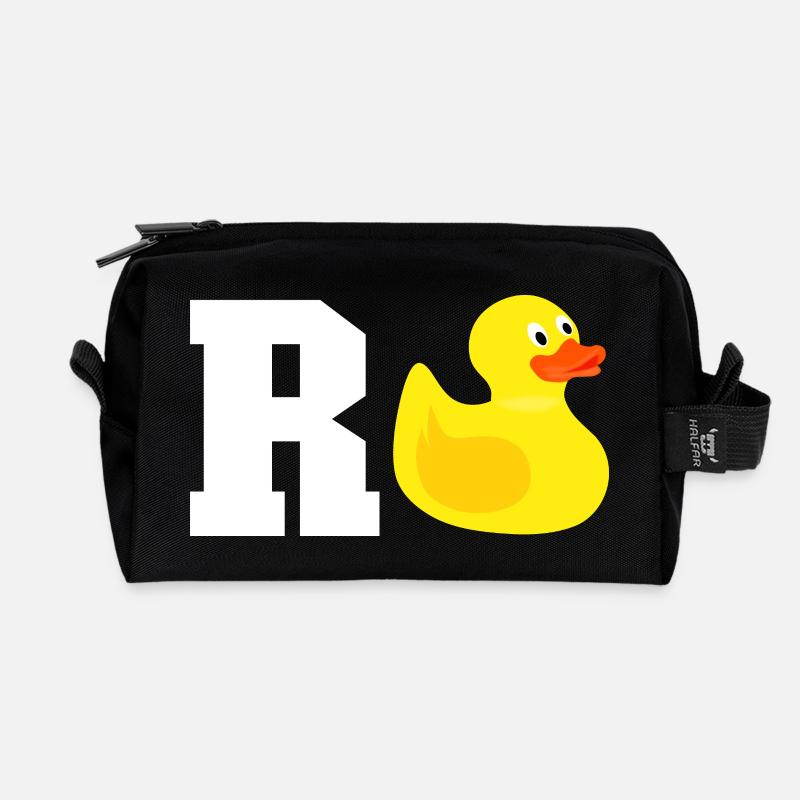 Rente - Recycelte Kulturtasche - Schwarz