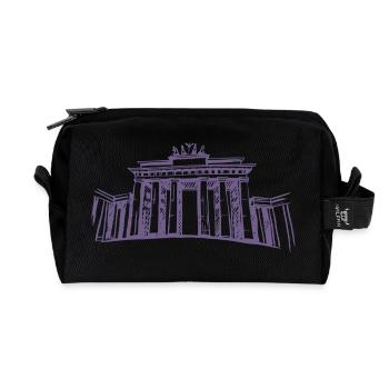 Berlin Brandenburger Tor - Recycelte Kulturtasche - Schwarz - Vorne