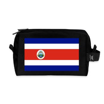 Costa Rica - Recycelte Kulturtasche - Schwarz - Vorne