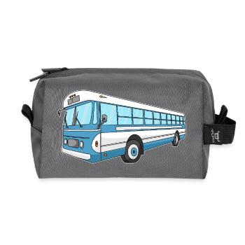 Bus - Recycelte Kulturtasche - Anthrazit - Vorne