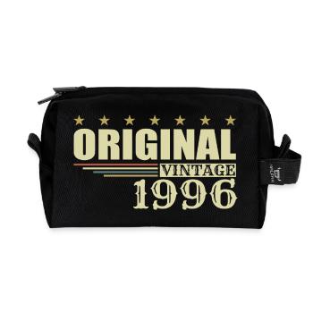 1996 Geburtstag 1996 - Recycelte Kulturtasche - Schwarz - Vorne