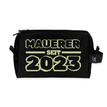 2023 - Recycelte Kulturtasche - Schwarz - Vorne