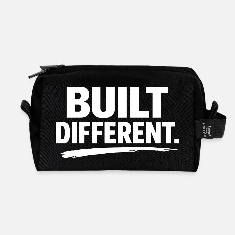 Construit différemment - Trousse de toilette en tissu recyclé - noir