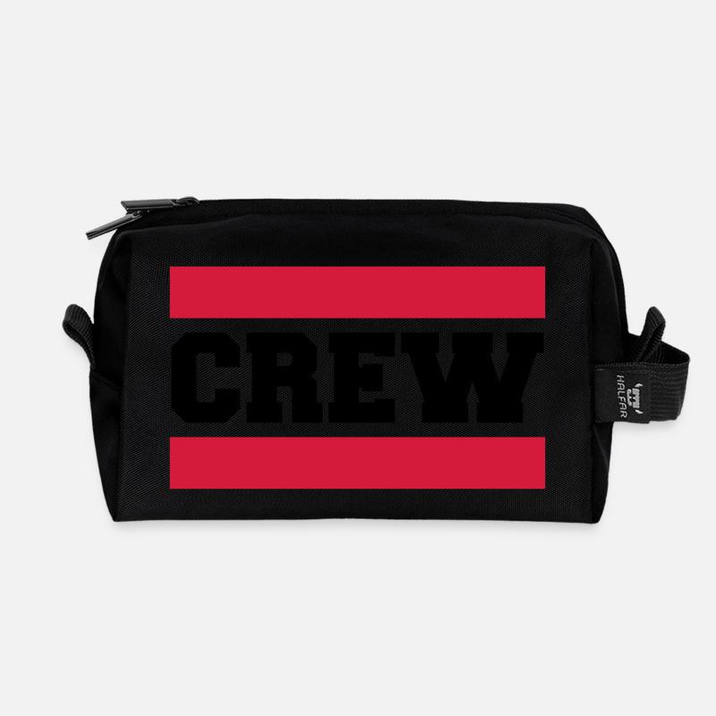 Crew - Recycelte Kulturtasche - Schwarz