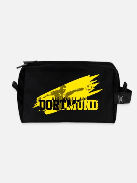 Fussball Dortmund - Recycelte Kulturtasche - Schwarz