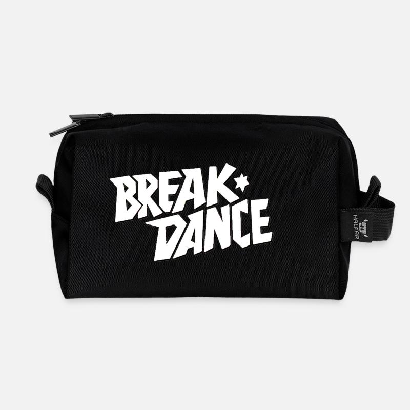 Tanzstil Breakdance Schriftzug - Recycelte Kulturtasche - Schwarz