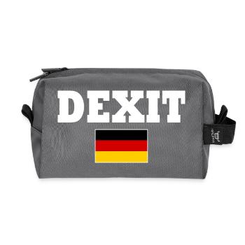 Dexit - Recycelte Kulturtasche - Anthrazit - Vorne