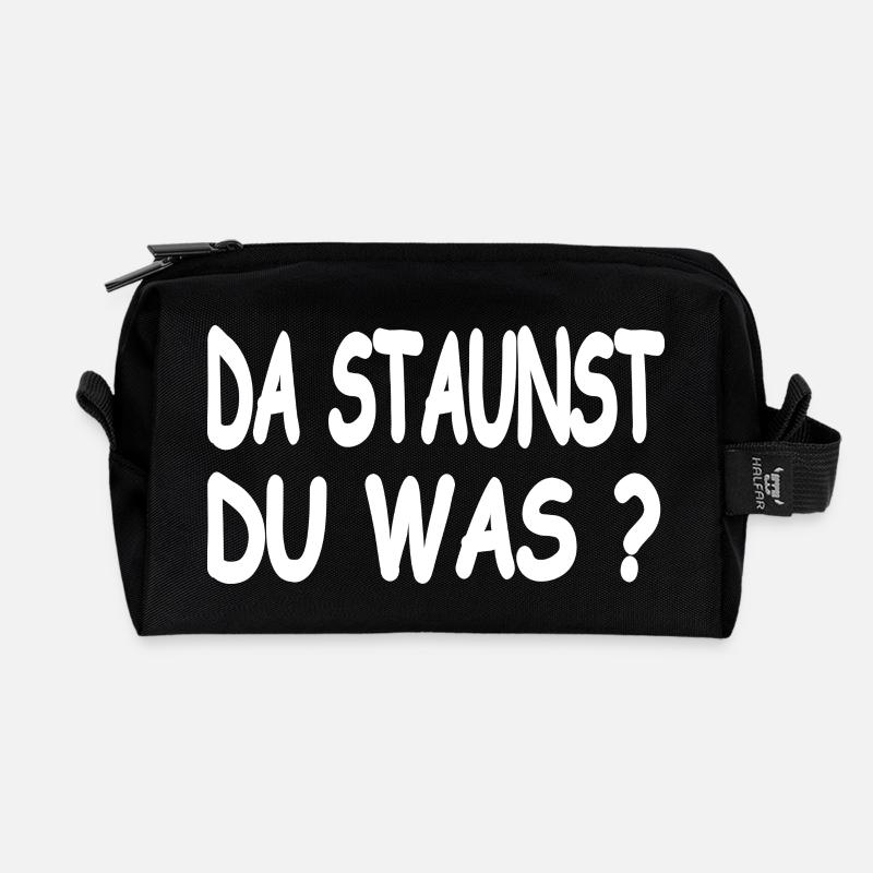 Auto - Recycelte Kulturtasche - Schwarz
