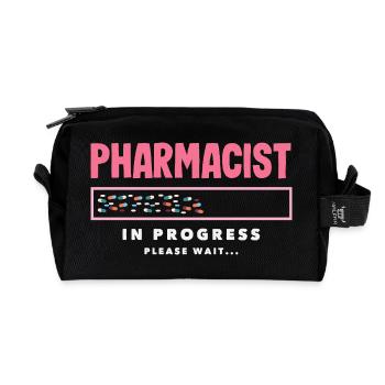 Pharmacist In Training Pharmacy Technology Student - Recycled Toiletry Zip Bag - black - Front