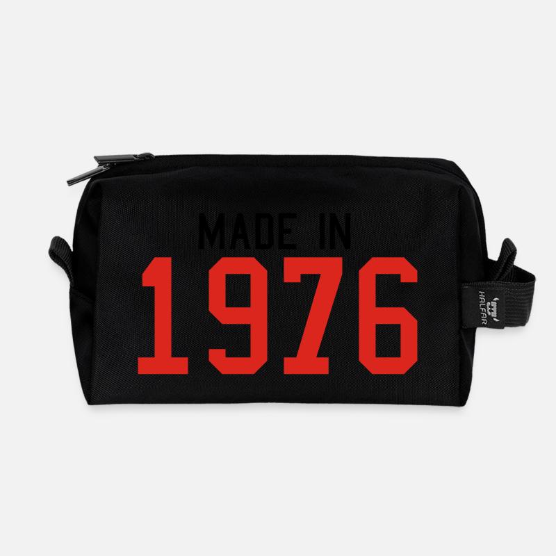 1976 - Trousse de toilette en tissu recyclé - noir