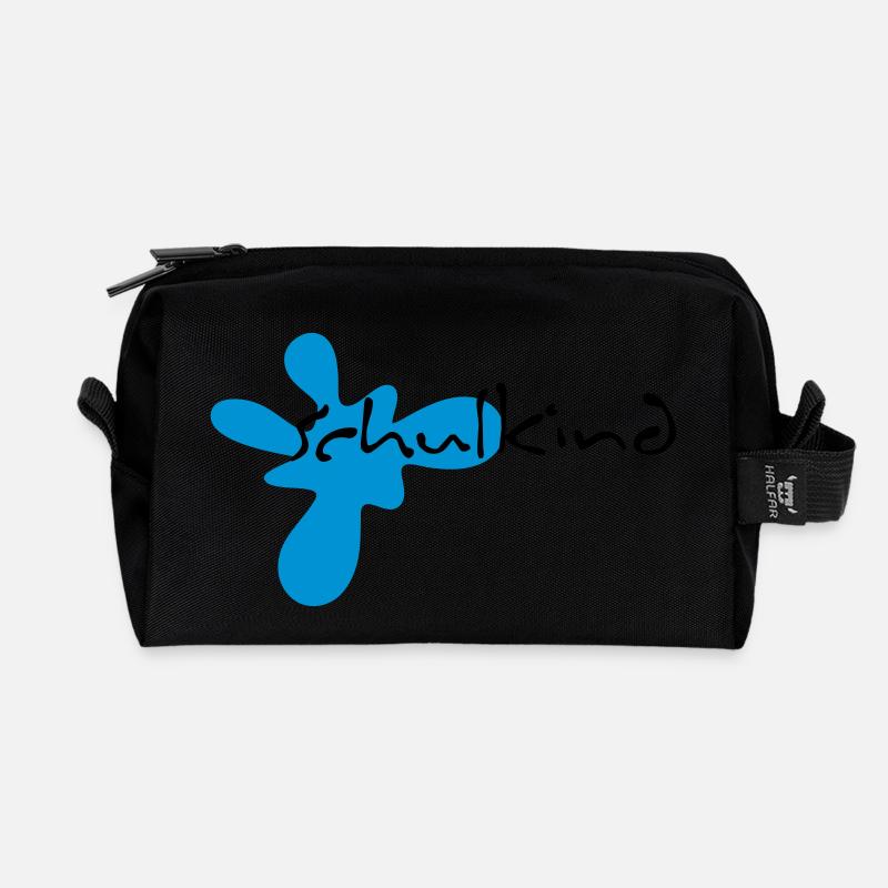 schulkind - Recycelte Kulturtasche - Schwarz