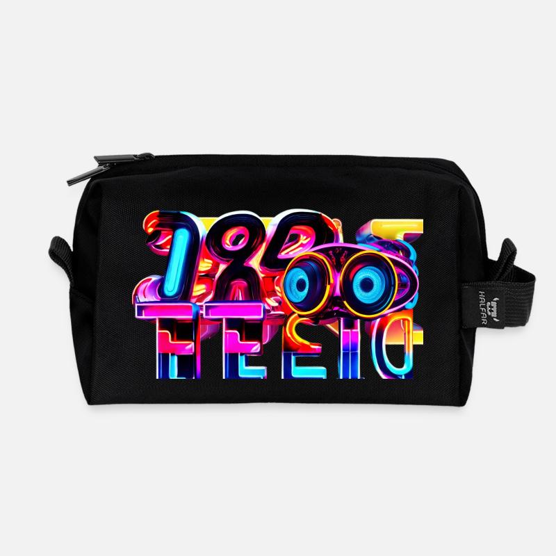 Coloreyes - Recycelte Kulturtasche - Schwarz