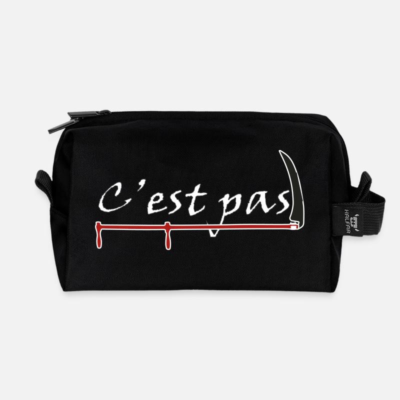 CpasFaux - Recycled Toiletry Zip Bag - black