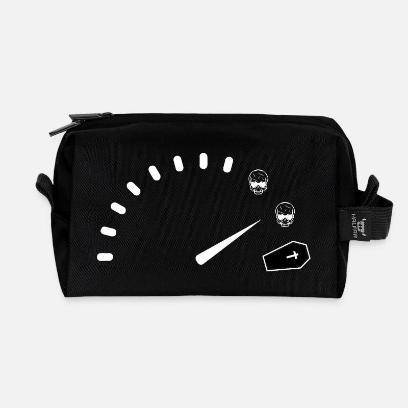 Mitternachts-Chrono-Bestattungsinstitut - Recycelte Kulturtasche - Schwarz
