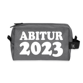 Abitur 2023 - Recycelte Kulturtasche - Anthrazit - Vorne