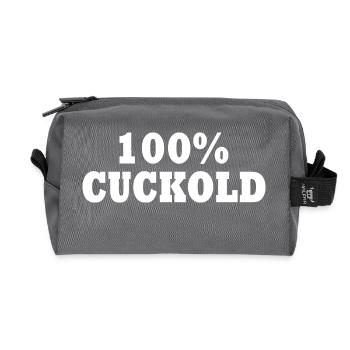 cuckold - Recycelte Kulturtasche - Anthrazit - Vorne