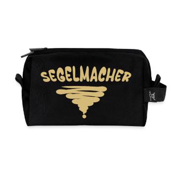 Beruf Segelmacher - Recycelte Kulturtasche - Schwarz - Vorne