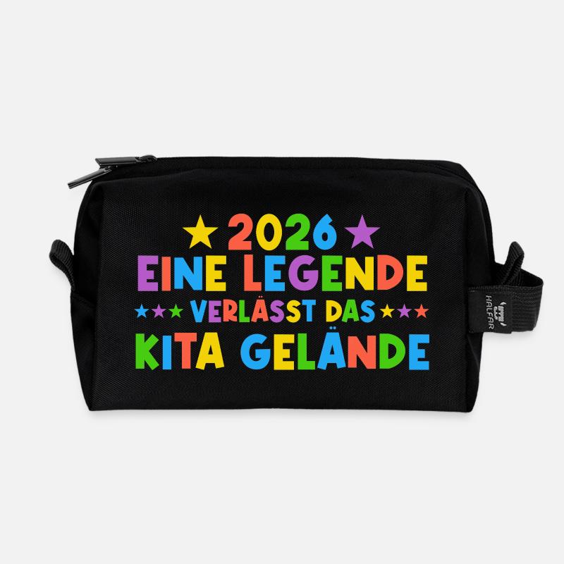 2026 Eine Legende Kita Absolvent - Recycelte Kulturtasche - Schwarz