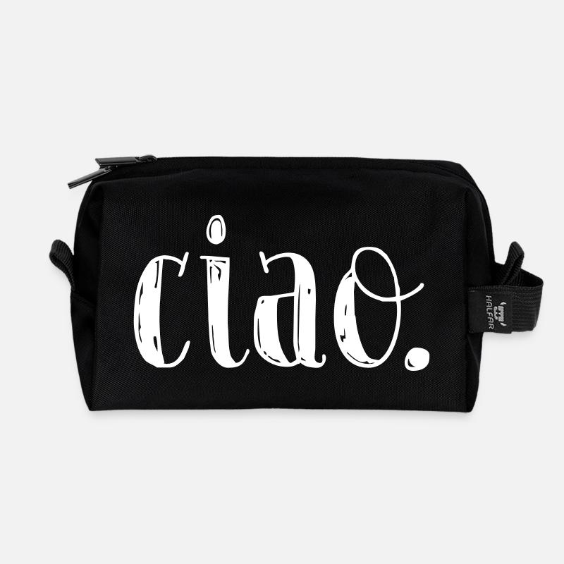 ciao - Recycled Toiletry Zip Bag - black