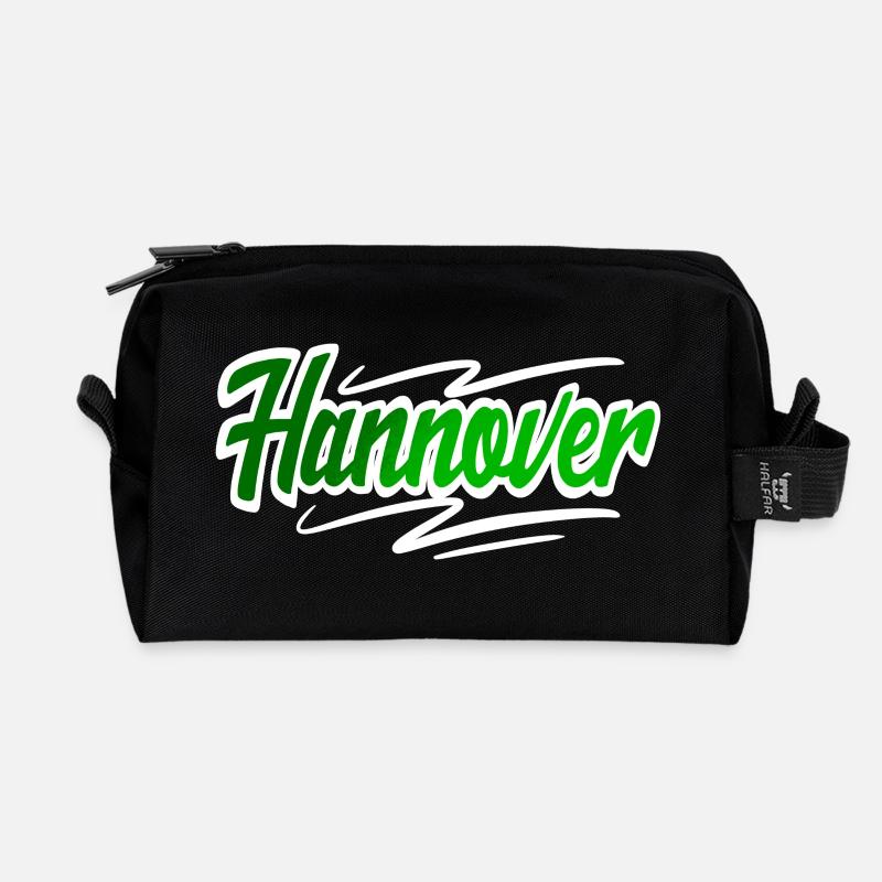Hannover - Recycelte Kulturtasche - Schwarz