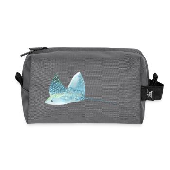 Skate - Recycled Toiletry Zip Bag - anthracite - Front