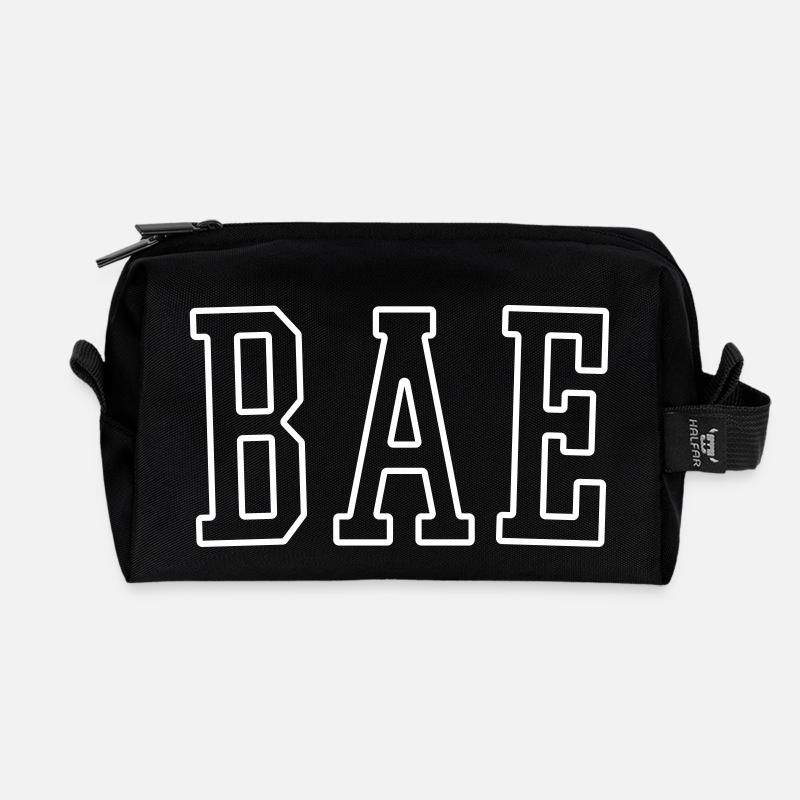 BAE - Recycelte Kulturtasche - Schwarz